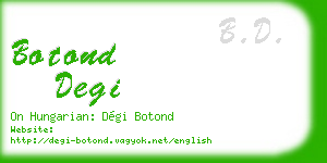 botond degi business card